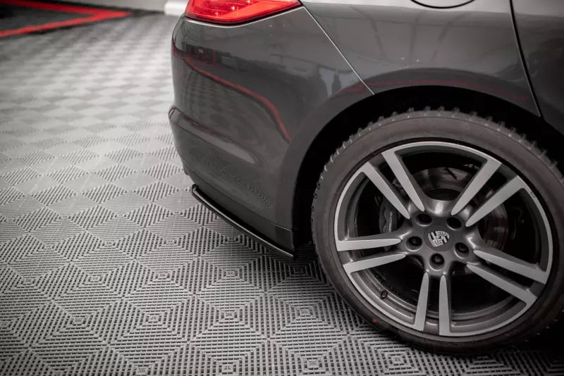 Maxton Design Diffusor Flaps für Porsche Panamera / Panamera Diesel 970 Hochglanz schwarz – Ansicht 2