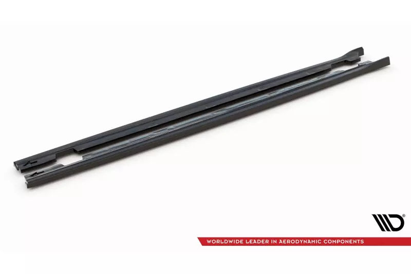 Maxton Design Seitenschweller (Paar) für Citroen Berlingo Mk3 Hochglanz schwarz – Ansicht 4