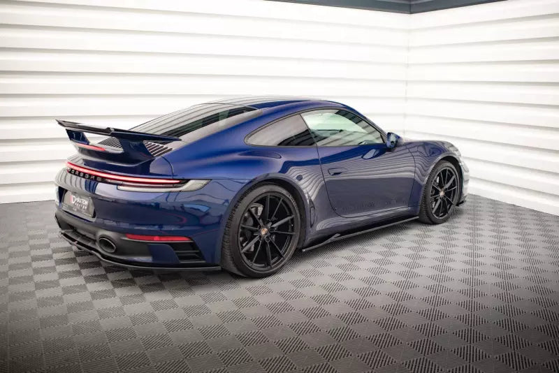 Maxton Design Seitenschweller (Paar) für Porsche 911 Carrera Aero 992 Hochglanz schwarz – Ansicht 3