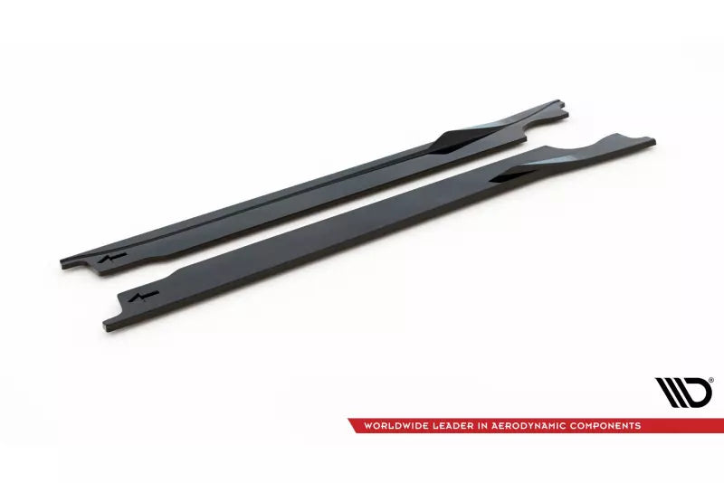 Maxton Design Seitenschweller (Paar) für Porsche 911 Carrera Aero 992 Hochglanz schwarz – Ansicht 4