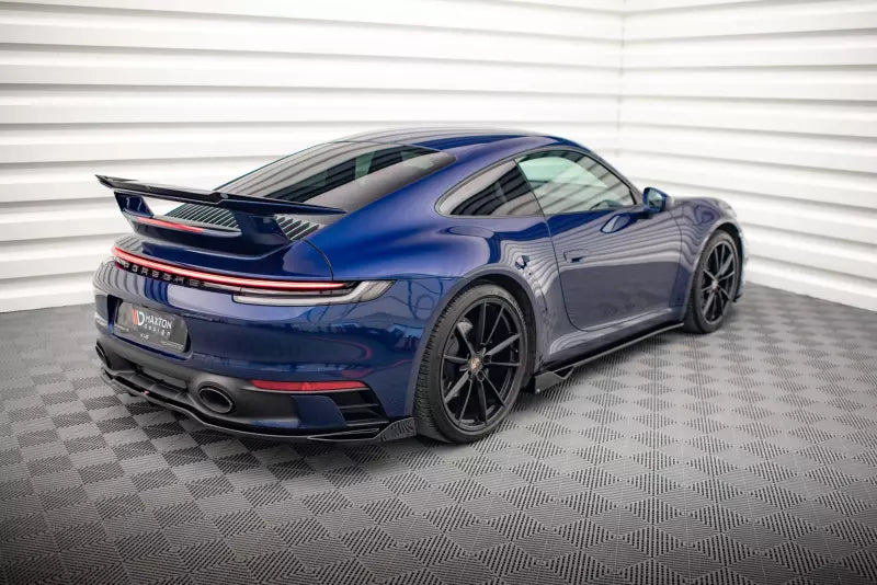 Maxton Design Seitenschweller (Paar) V.2 für Porsche 911 Carrera Aero 992 Hochglanz schwarz – Ansicht 3