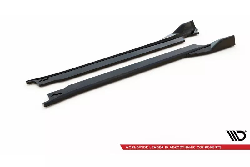 Maxton Design Seitenschweller (Paar) V.2 für Porsche 911 Carrera Aero 992 Hochglanz schwarz – Ansicht 4