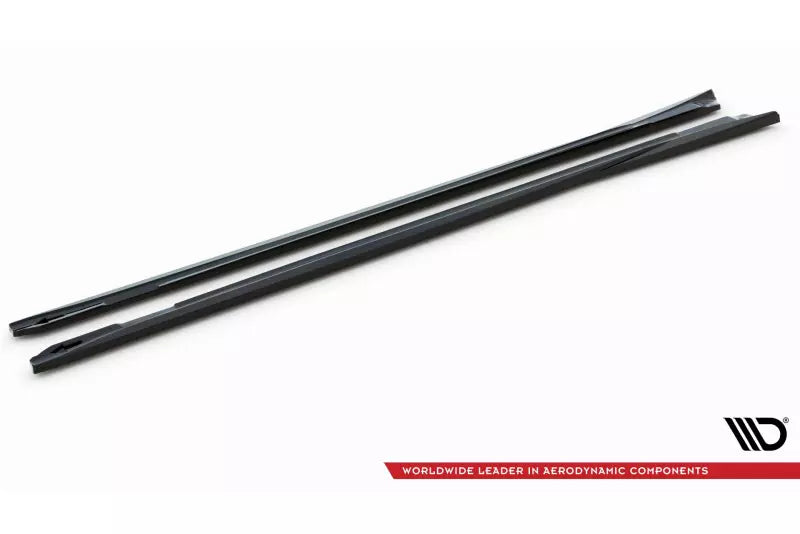 Maxton Design Seitenschweller (Paar) für Porsche Panamera / Panamera Diesel 970 Hochglanz schwarz – Ansicht 4