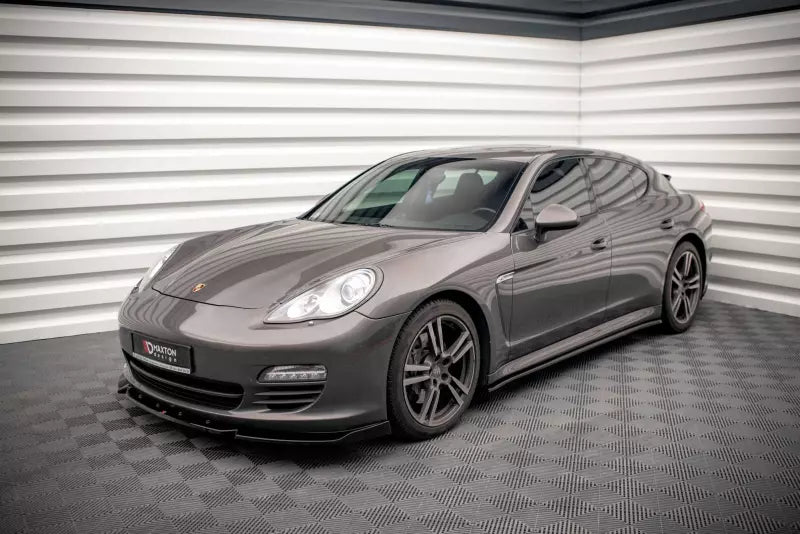 Maxton Design Seitenschweller (Paar) V.2 für Porsche Panamera / Panamera Diesel 970 Hochglanz schwarz – Ansicht 3