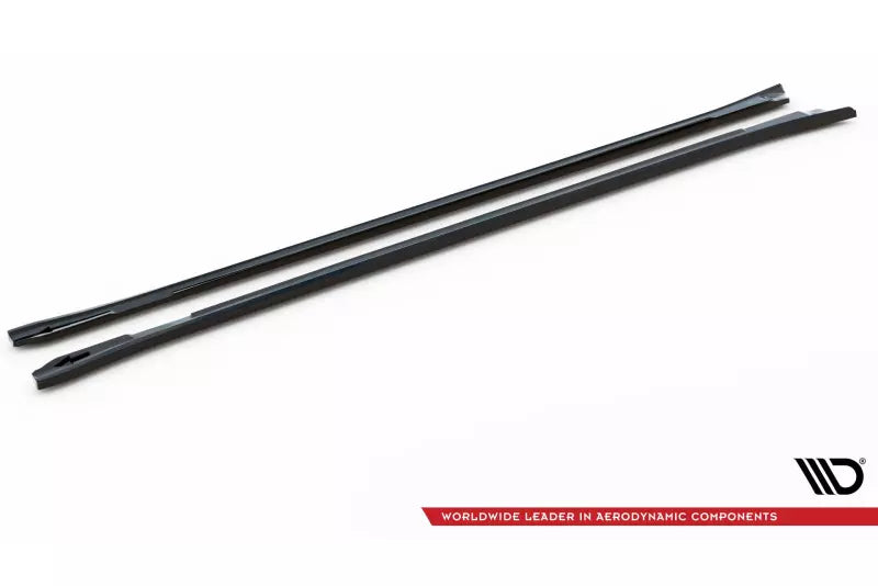 Maxton Design Seitenschweller (Paar) V.2 für Porsche Panamera / Panamera Diesel 970 Hochglanz schwarz – Ansicht 4