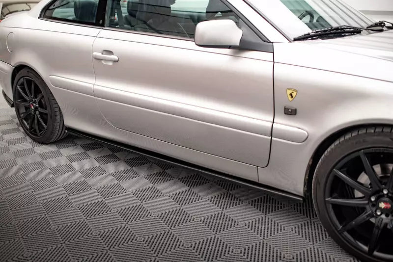 Maxton Design Seitenschweller (Paar) für Volvo C70 Mk1 Hochglanz schwarz – Ansicht 2