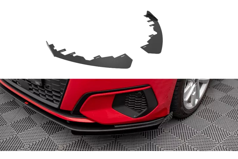 Maxton Design Street Pro Diffusor Flaps Audi A3 8Y Hochglanz schwarz – Ansicht 1