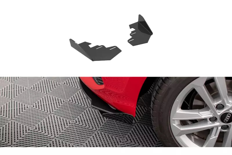 Maxton Design Street Pro Heckdiffusor Flaps Audi A3 Sportback 8Y Hochglanz schwarz – Ansicht 1