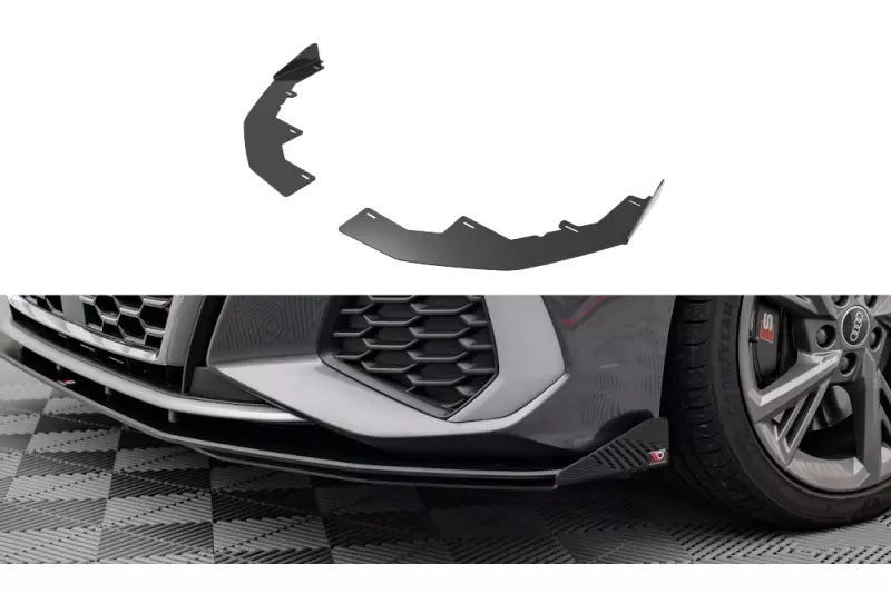 Maxton Design Street Pro Diffusor Flaps Audi S3 / A3 S-Line 8Y Hochglanz schwarz – Ansicht 1