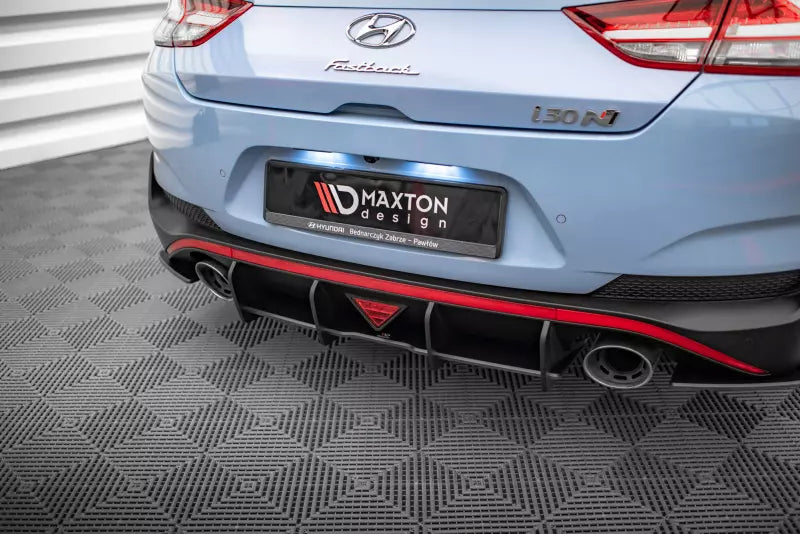 Maxton Design Street Pro Heckdiffusor für Hyundai I30 N Fastback Mk3 Schwarz – Ansicht 1