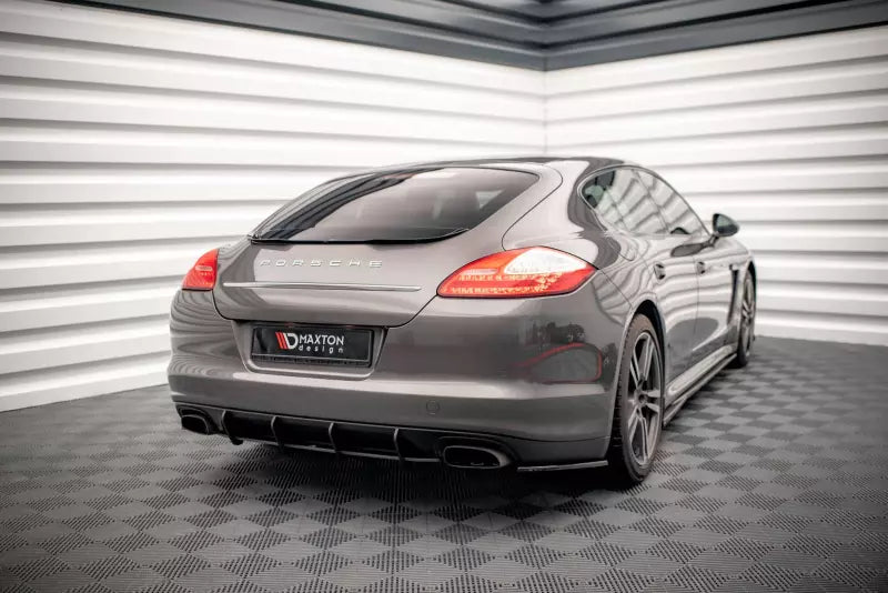 Maxton Design Street Pro Heckdiffusor für Porsche Panamera / Panamera Diesel 970 Schwarz – Ansicht 1