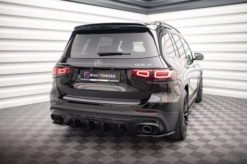 Maxton Design Heckdiffusor für Mercedes GLB 35 AMG / AMG-Line (X247) Hochglanz schwarz – Ansicht 1