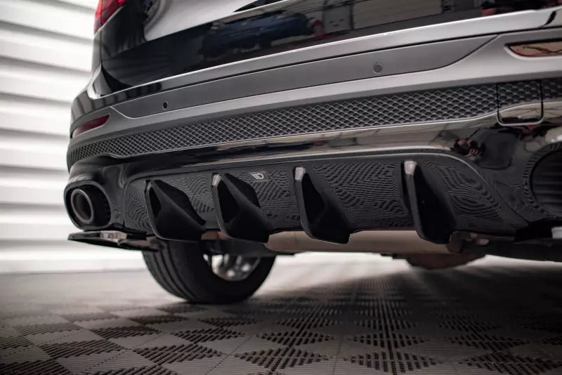 Maxton Design Heckdiffusor für Mercedes GLB 35 AMG / AMG-Line (X247) Hochglanz schwarz – Ansicht 3