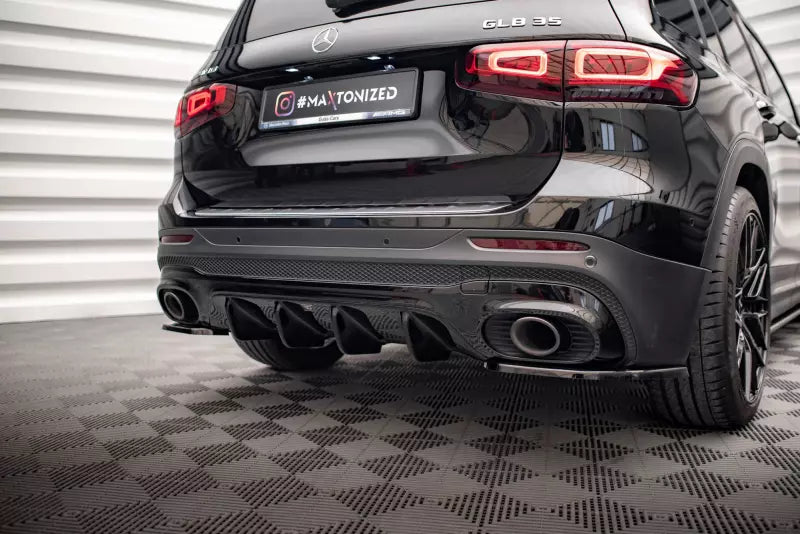 Maxton Design Heckdiffusor für Mercedes GLB 35 AMG / AMG-Line (X247) Hochglanz schwarz – Ansicht 4