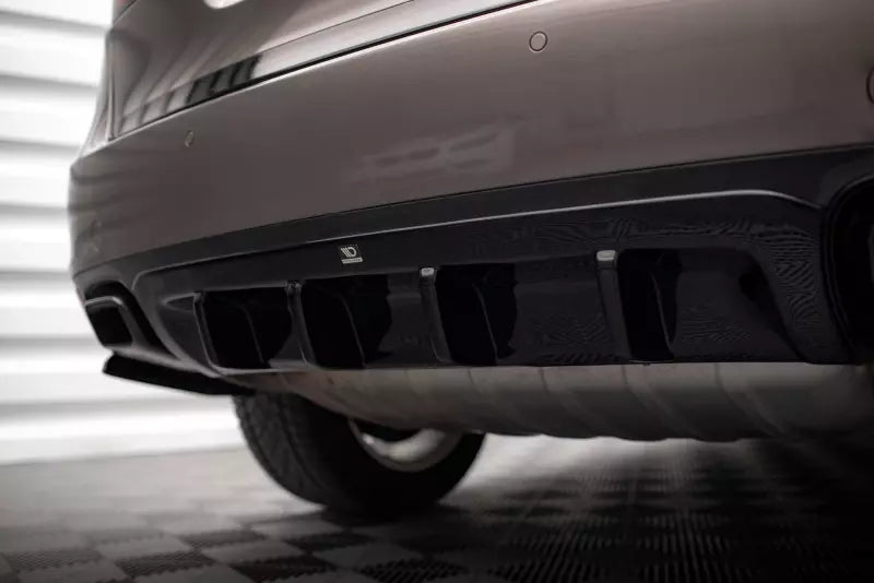 Maxton Design Heckdiffusor für Porsche Cayenne Mk2 Hochglanz schwarz – Ansicht 4