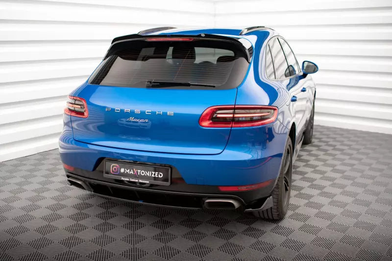 Maxton Design Heckdiffusor für Porsche Macan Mk1 Hochglanz schwarz – Ansicht 3