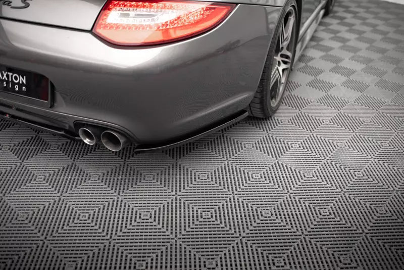 Maxton Design Diffusor Flaps für Porsche 911 Carrera / Carrera GTS 997 Facelift Hochglanz schwarz – Ansicht 1