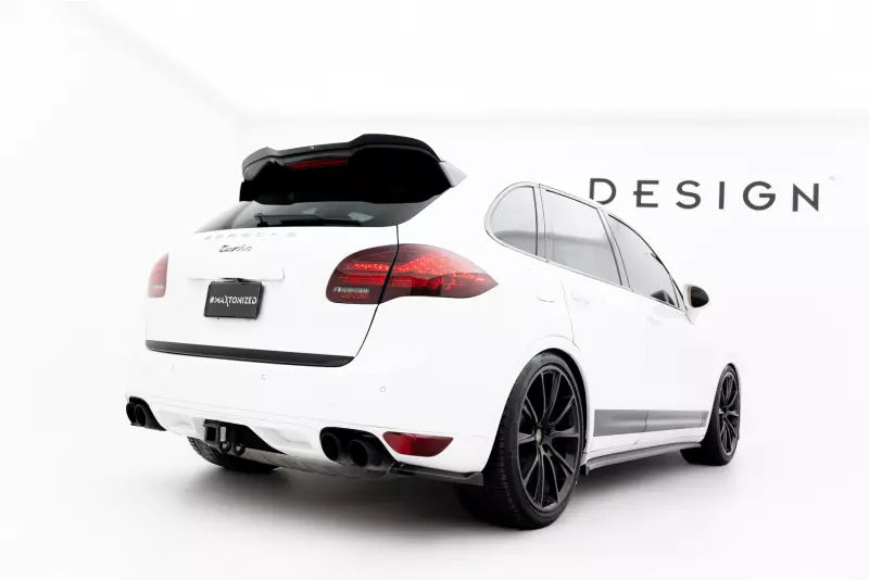 Maxton Design Diffusor Flaps für Porsche Cayenne Mk2 Hochglanz schwarz – Ansicht 3