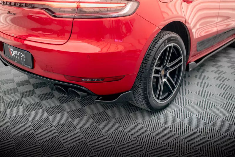 Maxton Design Diffusor Flaps für Porsche Macan Mk1 Facelift Hochglanz schwarz – Ansicht 1