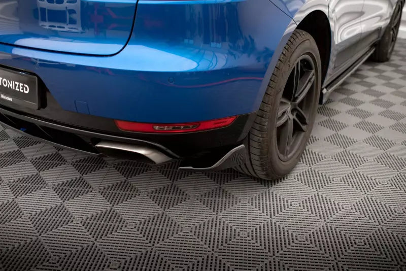 Maxton Design Diffusor Flaps für Porsche Macan Mk1 Hochglanz schwarz – Ansicht 1