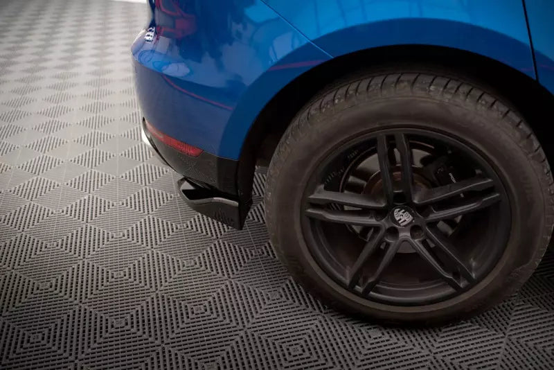 Maxton Design Diffusor Flaps für Porsche Macan Mk1 Hochglanz schwarz – Ansicht 3