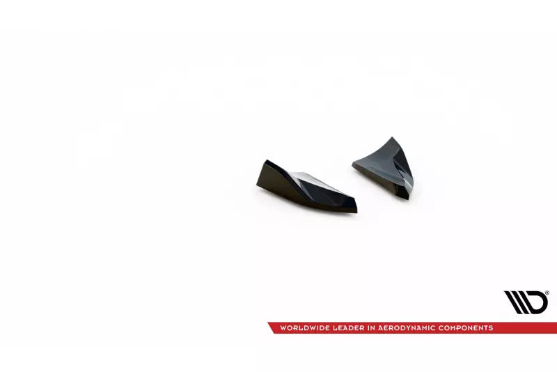 Maxton Design Diffusor Flaps für Porsche Macan Mk1 Hochglanz schwarz – Ansicht 4