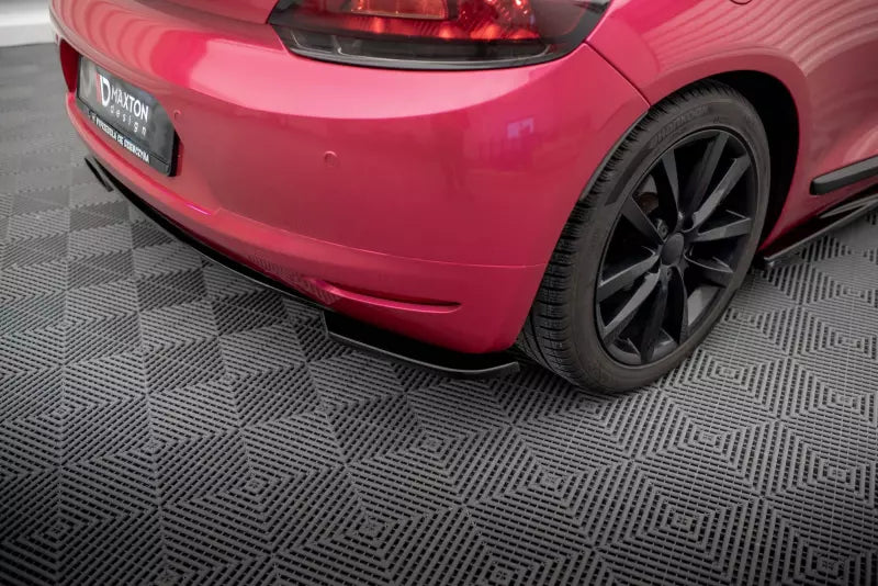 Maxton Design Diffusor Flaps für Volkswagen Scirocco Mk3 Hochglanz schwarz – Ansicht 1