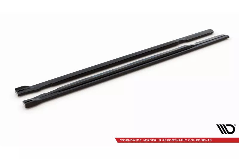 Maxton Design Seitenschweller (Paar) für Mercedes GLB 35 AMG / AMG-Line (X247) Hochglanz schwarz – Ansicht 4
