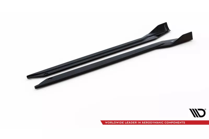 Maxton Design Seitenschweller (Paar) für Porsche 911 Turbo S 992 Hochglanz schwarz – Ansicht 4