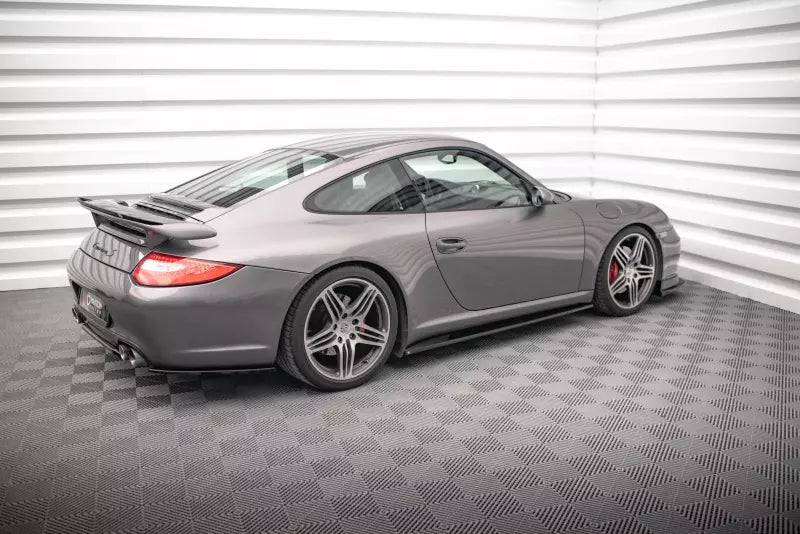 Maxton Design Seitenschweller (Paar) für Porsche 911 Carrera / Carrera GTS 997 Facelift Hochglanz schwarz – Ansicht 3