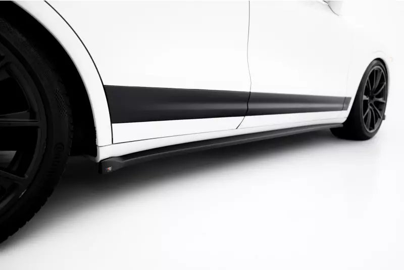 Maxton Design Seitenschweller (Paar) für Porsche Cayenne Mk2 Hochglanz schwarz – Ansicht 3
