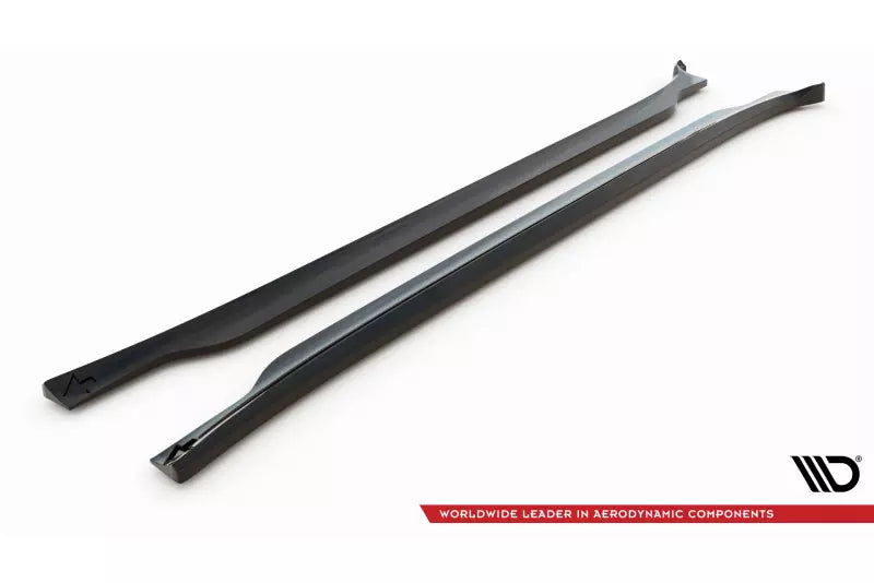 Maxton Design Seitenschweller (Paar) für Porsche Cayenne Mk2 Hochglanz schwarz – Ansicht 4