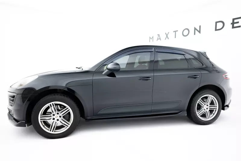 Maxton Design Seitenschweller (Paar) für Porsche Macan Mk1 Facelift Hochglanz schwarz – Ansicht 1
