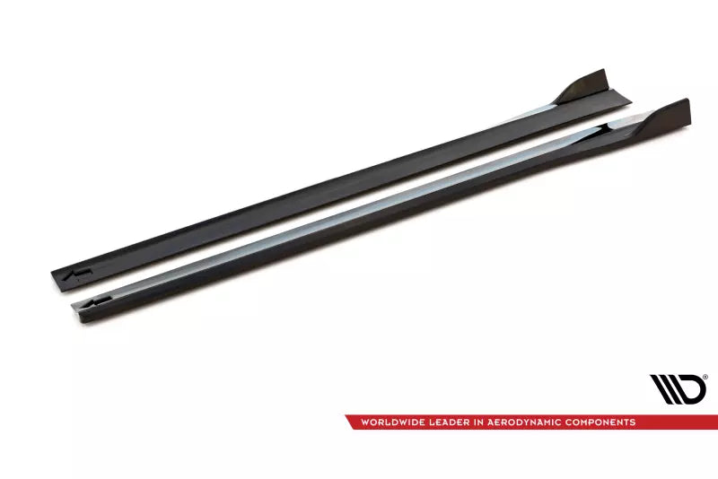 Maxton Design Seitenschweller (Paar) für Porsche Macan Mk1 Facelift Hochglanz schwarz – Ansicht 4