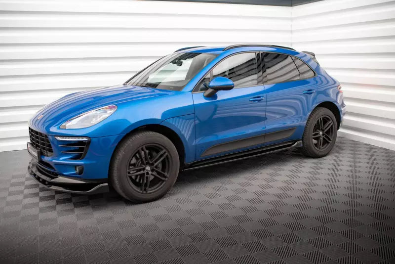 Maxton Design Seitenschweller (Paar) für Porsche Macan Mk1 Hochglanz schwarz – Ansicht 3