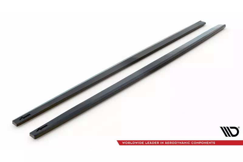 Maxton Design Seitenschweller (Paar) für Porsche Panamera E-Hybrid 971 Hochglanz schwarz – Ansicht 4