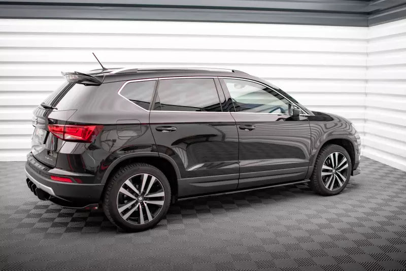 Maxton Design Seitenschweller (Paar) für Seat Ateca Mk1 Hochglanz schwarz – Ansicht 3
