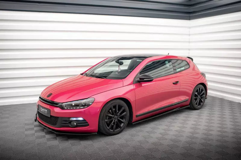 Maxton Design Seitenschweller (Paar) für VW Scirocco Mk3 Hochglanz schwarz – Ansicht 3