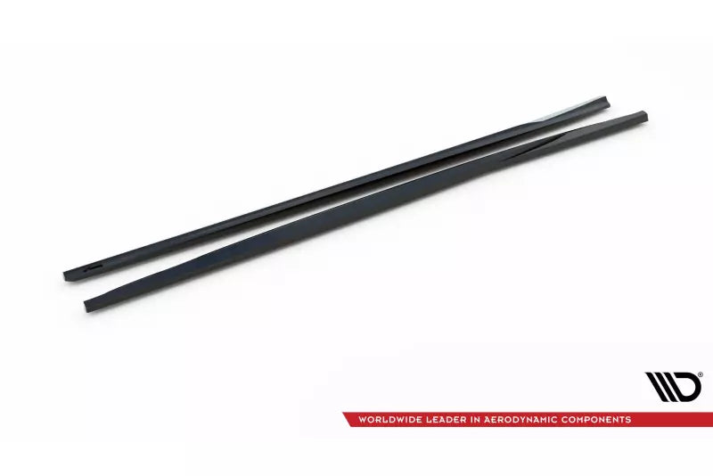 Maxton Design Seitenschweller (Paar) für VW Scirocco Mk3 Hochglanz schwarz – Ansicht 4