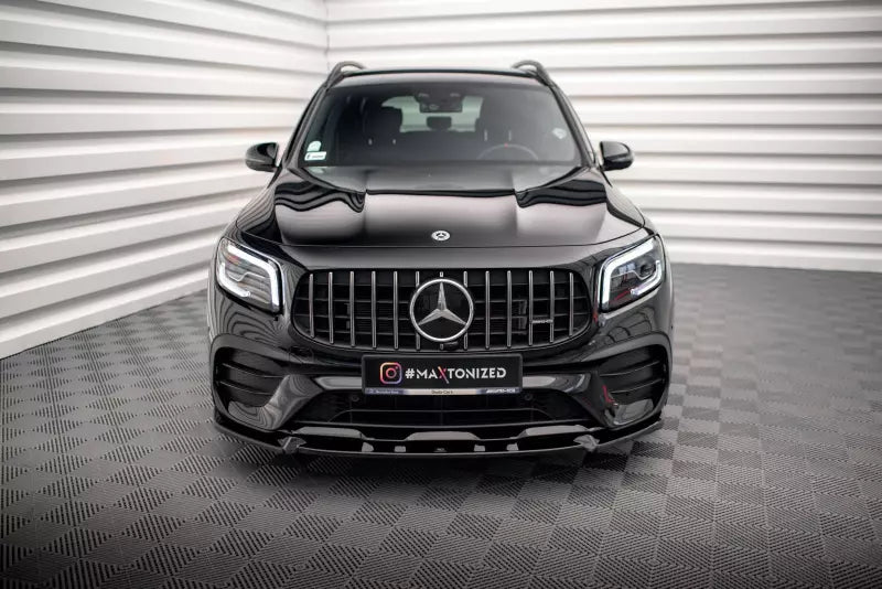 Maxton Design Frontlippe V.1 für Mercedes GLB 35 AMG / AMG-Line (X247) Hochglanz schwarz – Ansicht 2