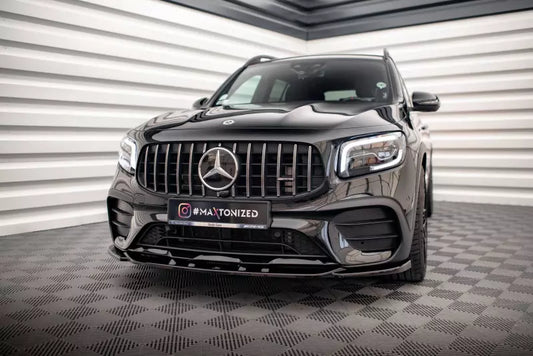 Maxton Design Frontlippe V.2 für Mercedes GLB 35 AMG / AMG-Line (X247) Hochglanz schwarz – Ansicht 1
