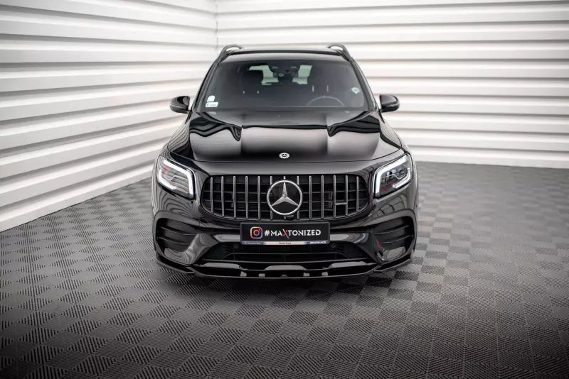 Maxton Design Frontlippe V.2 für Mercedes GLB 35 AMG / AMG-Line (X247) Hochglanz schwarz – Ansicht 2