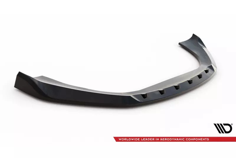 Maxton Design Frontlippe V.1 für Porsche Macan Mk1 Hochglanz schwarz – Ansicht 4