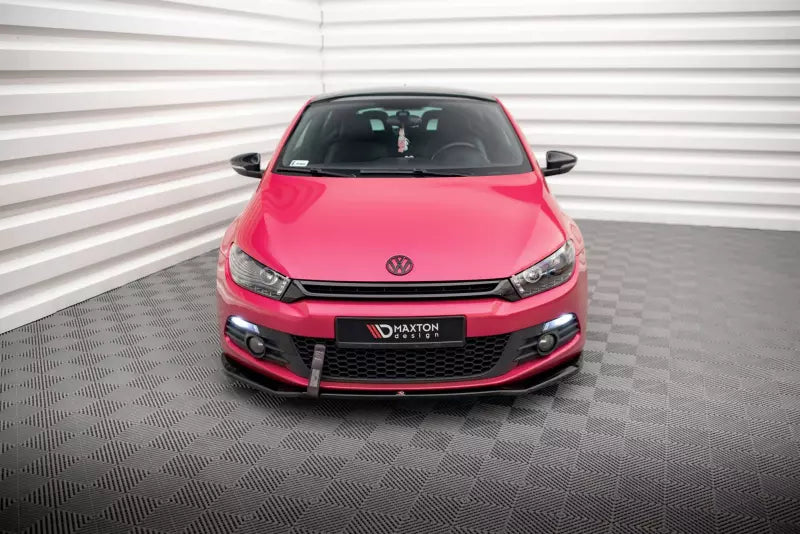 Maxton Design Frontlippe V.2 für Volkswagen Scirocco Mk3 Hochglanz schwarz – Ansicht 2
