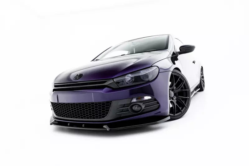 Maxton Design Frontlippe V.3 für Volkswagen Scirocco Mk3 Hochglanz schwarz – Ansicht 1