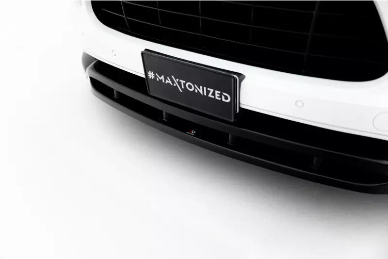 Maxton Design Frontlippe für Porsche Cayenne Mk2 Hochglanz schwarz – Ansicht 3