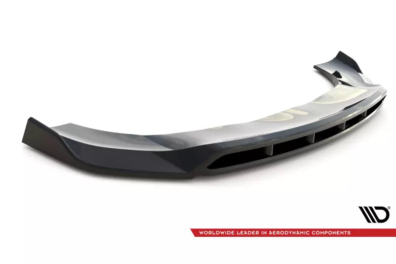 Maxton Design Frontlippe V.2 für Porsche Macan Mk1 Facelift Hochglanz schwarz – Ansicht 4