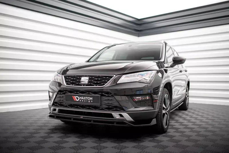 Maxton Design Frontlippe für Seat Ateca Mk1 Hochglanz schwarz – Ansicht 1