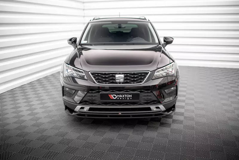 Maxton Design Frontlippe für Seat Ateca Mk1 Hochglanz schwarz – Ansicht 2