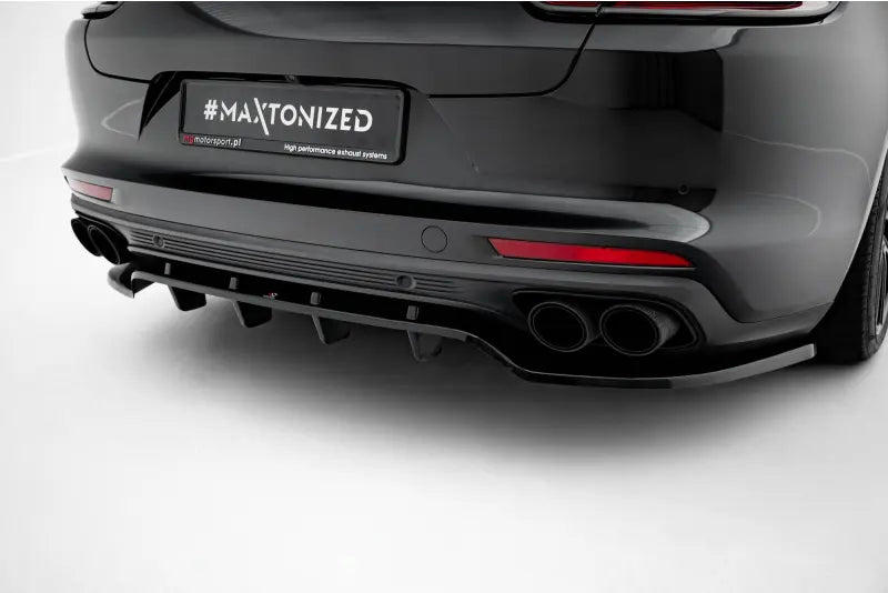 Maxton Design Heckdiffusor für Porsche Panamera E-Hybrid / Turbo S E-Hybrid / Panamara 4S 971 Hochglanz schwarz – Ansicht 2